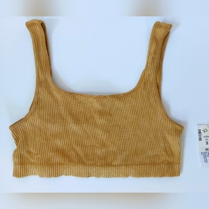 Yellow/goldenrod‎ Crop Top Super Soft Aeropostale XL